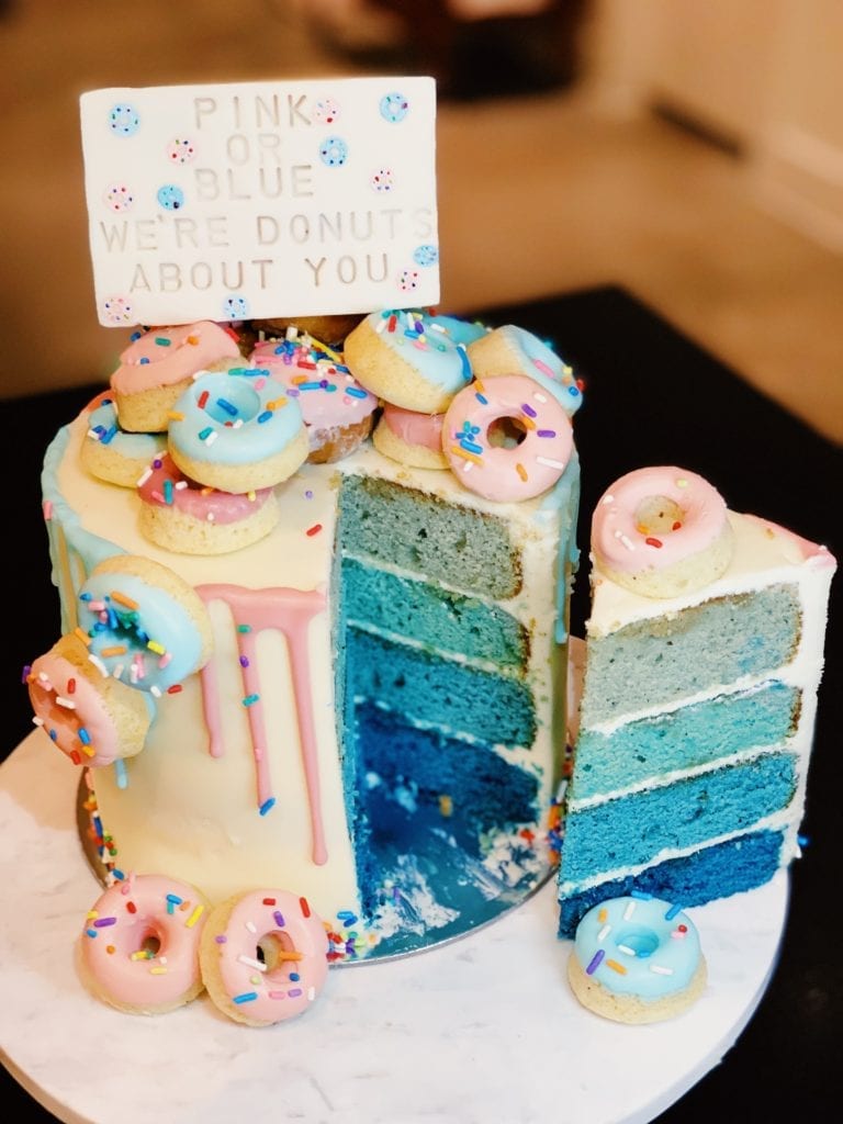 So Much Life Blog Gender Reveal Cake