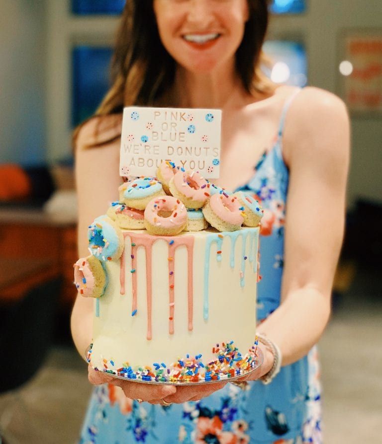 So Much Life Blog Gender Reveal Cake