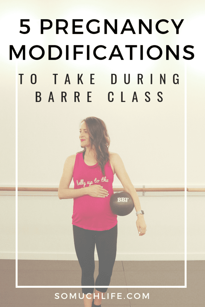 5 pregnancy modifications for barre class