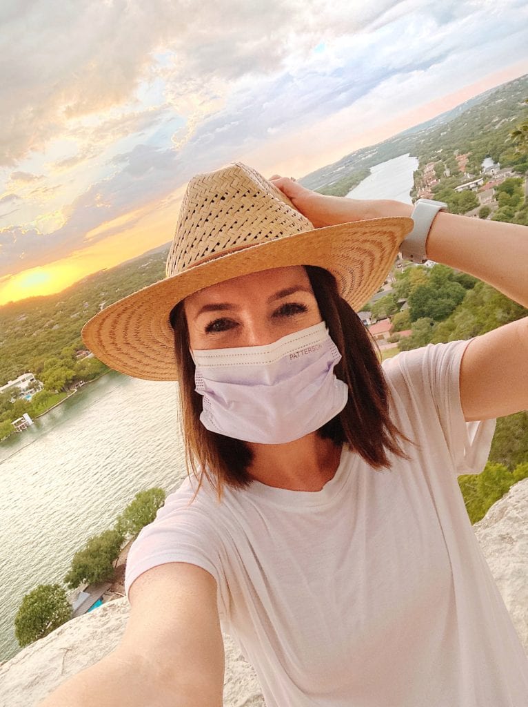 Sunset at Mount Bonnell: fun things to do in Austin during quarantine