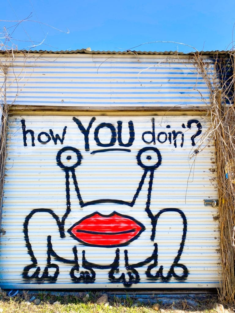 How YOU Doin' Mural in Austin