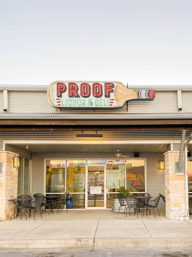 Proof And Deli Buda Texas