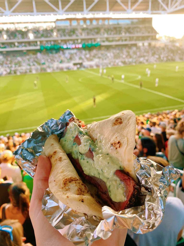 food at Q2 stadium