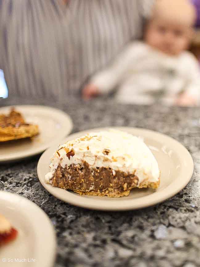 Pie at Bluebonnet Cafe in Marble Falls