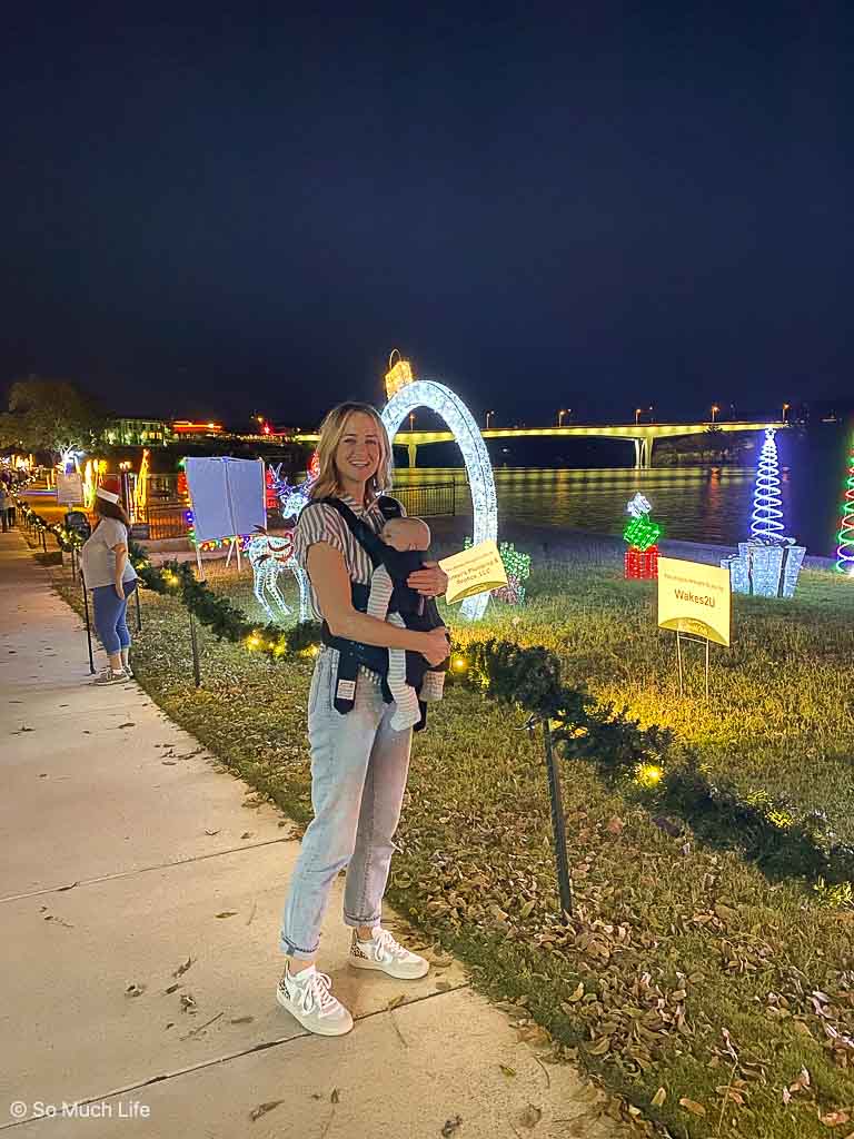 Walkway of Lights in Marble Falls