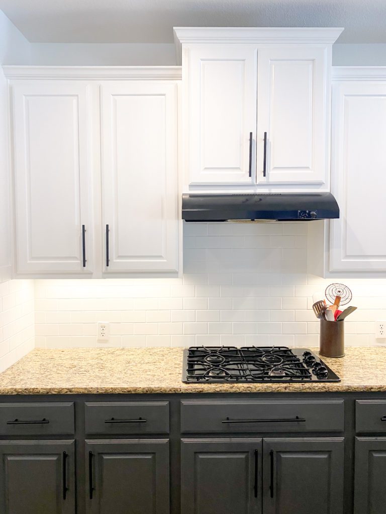 Kitchen cabinet before and after