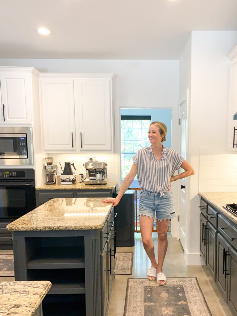 Kitchen cabinet before and after