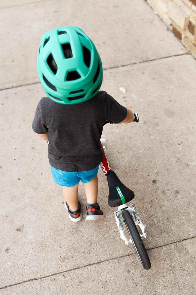 woom balance bike on South Congress