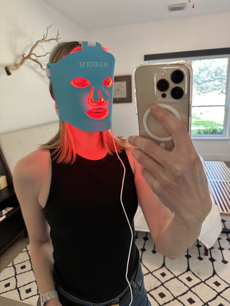 Higher Dose Red Light Therapy Mask Review