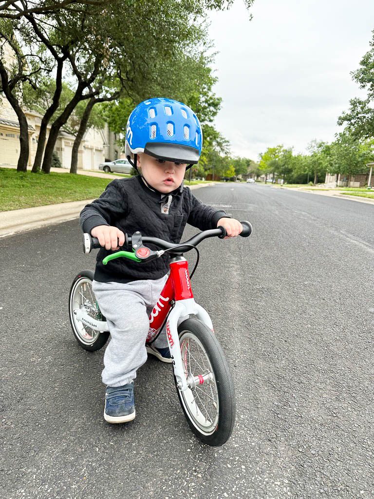 woom 1 red balance bike