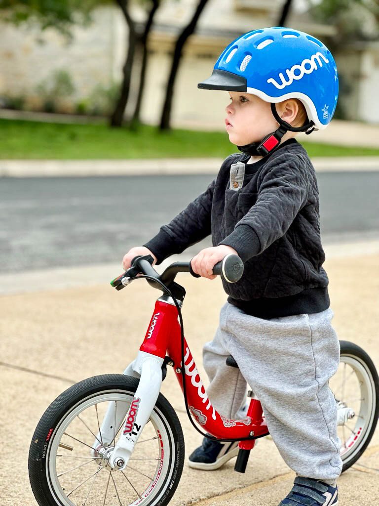 woom 1 red balance bike