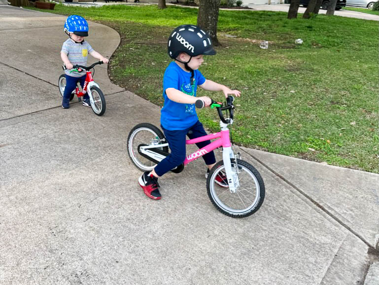 woom 1 red balance bike