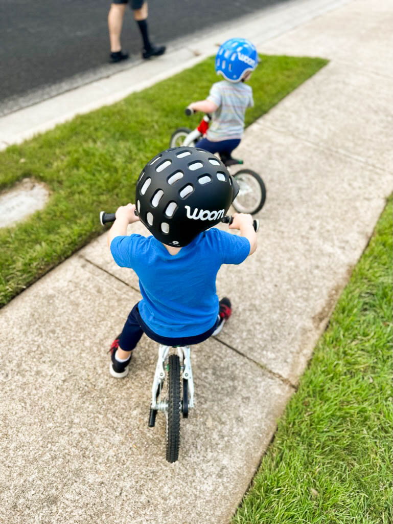 woom 1 red balance bike